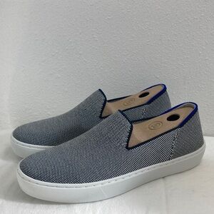Slip-On Shoes - Black and White